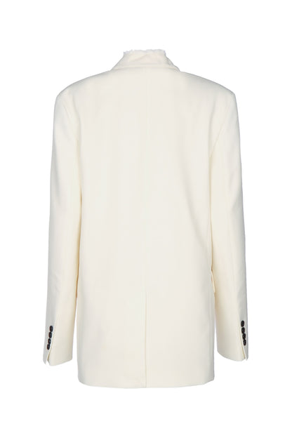 RAW LAPEL JACKET BLAZERS AND VESTS