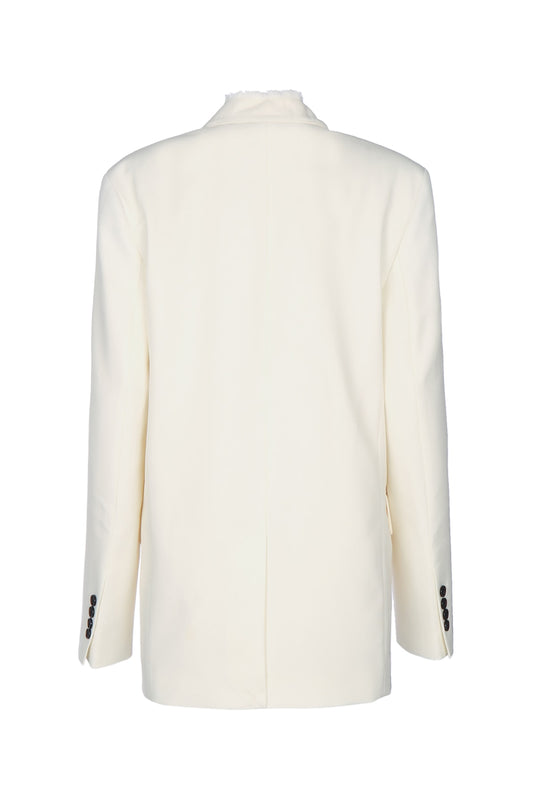 RAW LAPEL JACKET BLAZERS AND VESTS