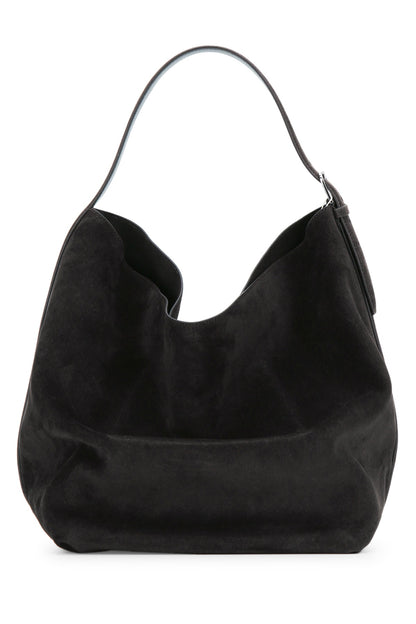 MEDIUM BELTED SUEDE TOTE HANDBAGS