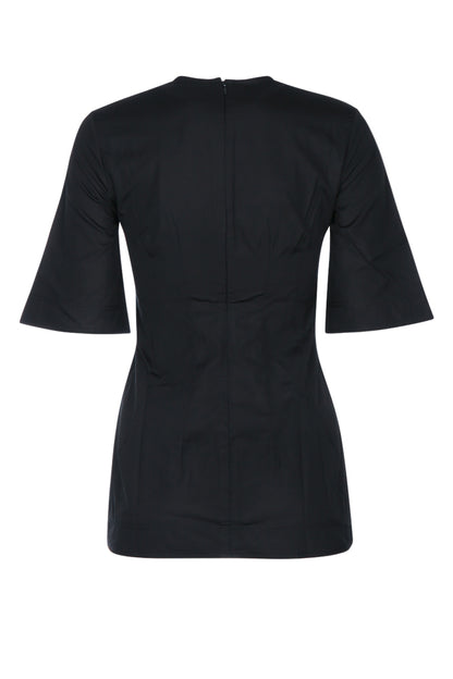 SCULPTURAL COTTON TOP TOPS