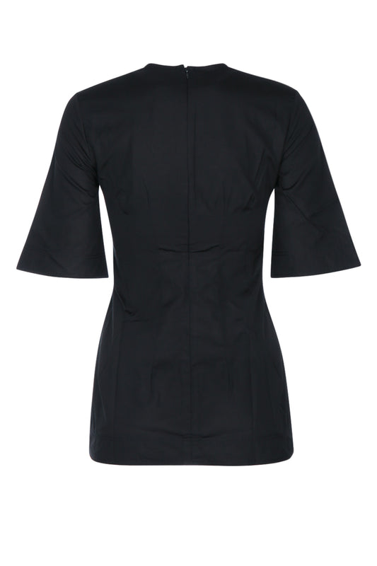 SCULPTURAL COTTON TOP TOPS