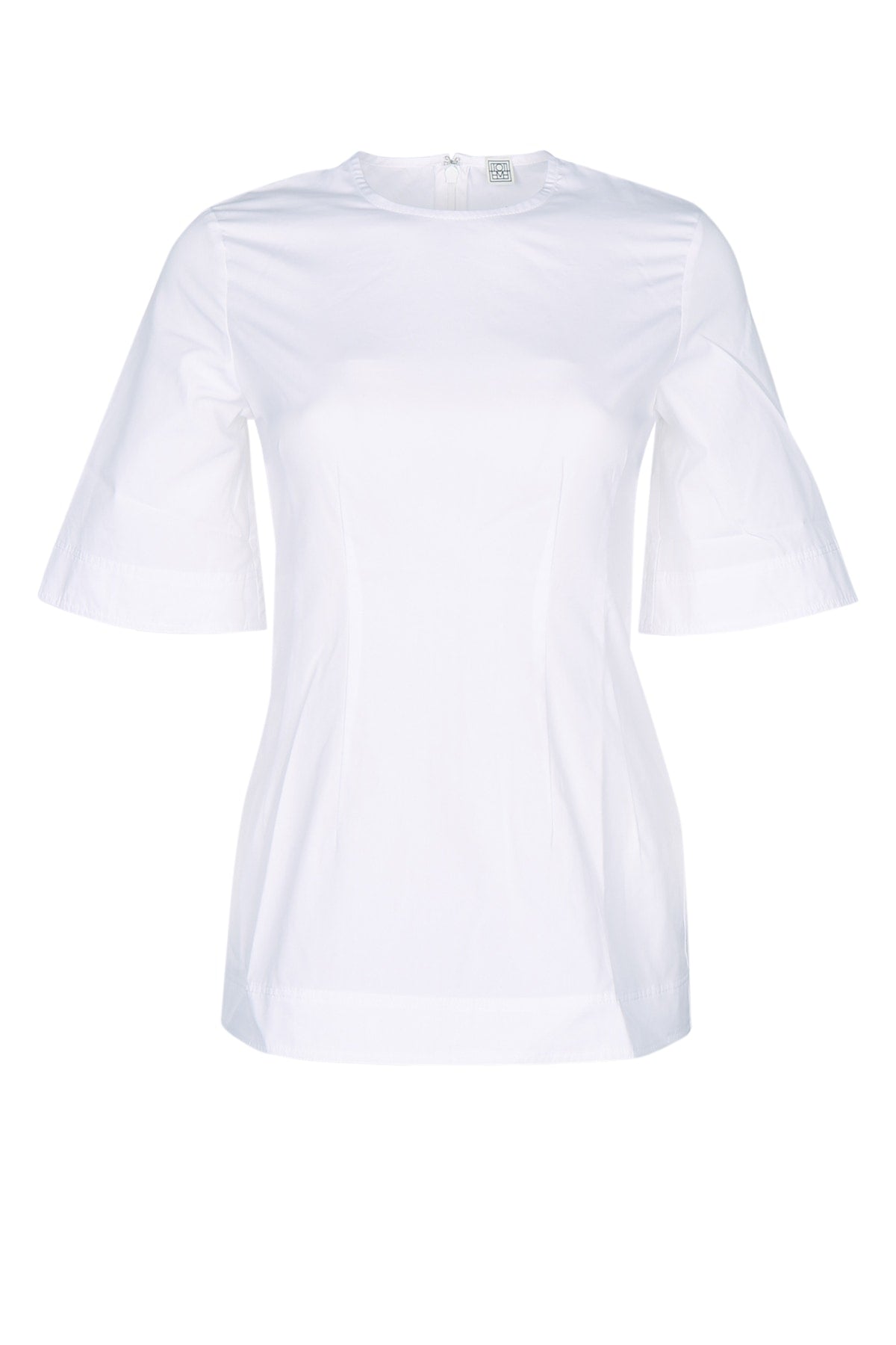 SCULPTURAL COTTON TOP TOPS