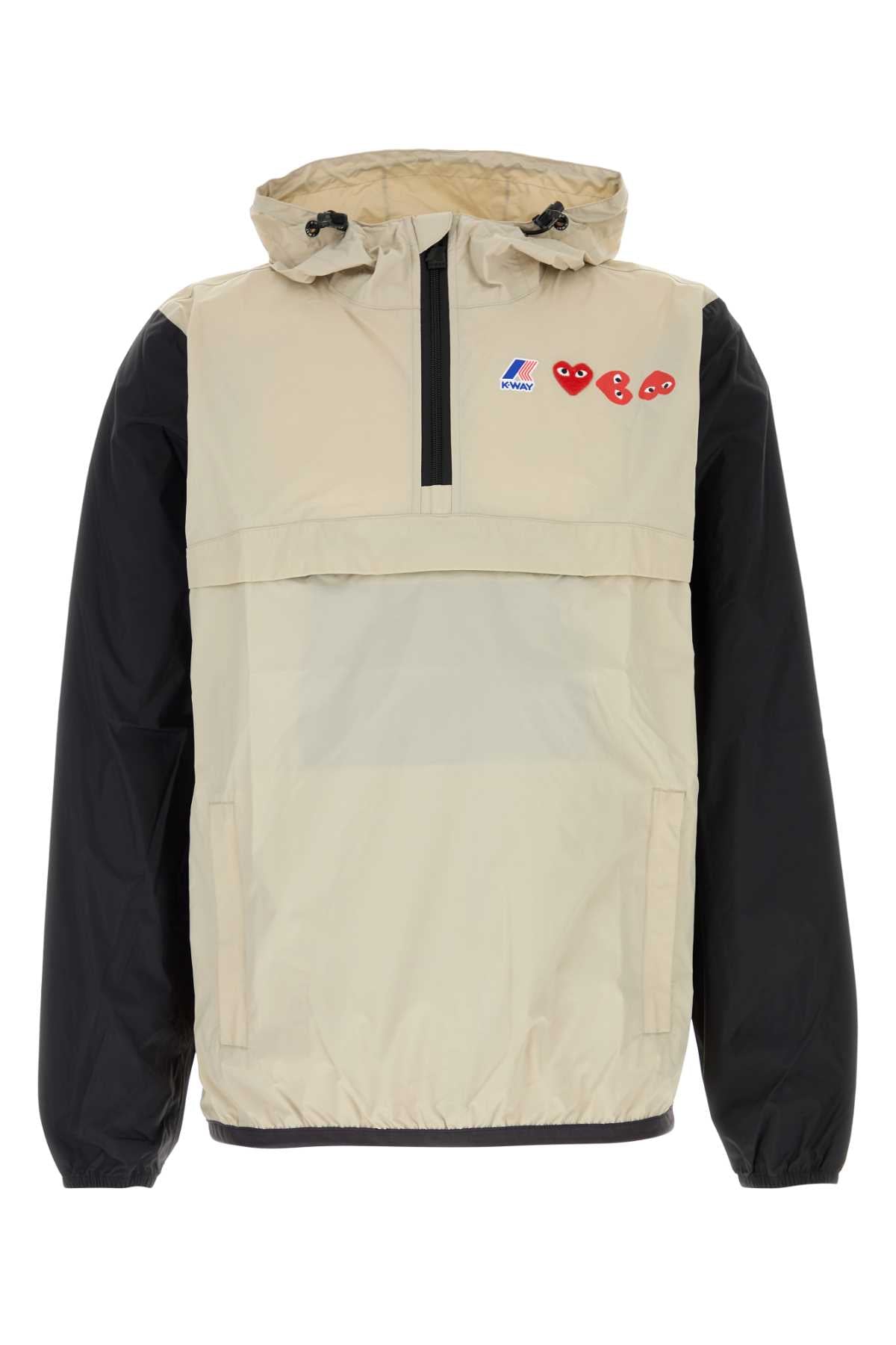 K-WAY FULL ZIP JACKET RED EMBLEM JACKETS