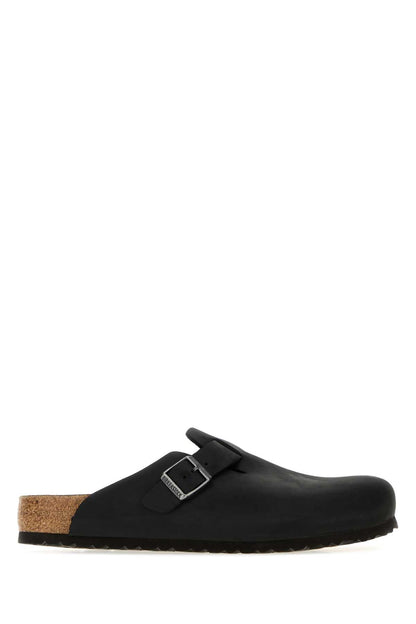 BOSTON WB BLACK SLIPPERS