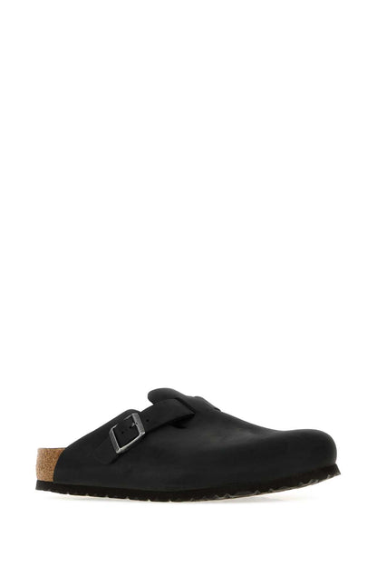 BOSTON WB BLACK SLIPPERS