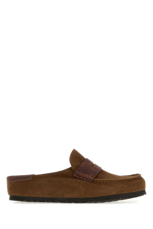 NAPLES WRAPPED DARK TEA SLIPPERS