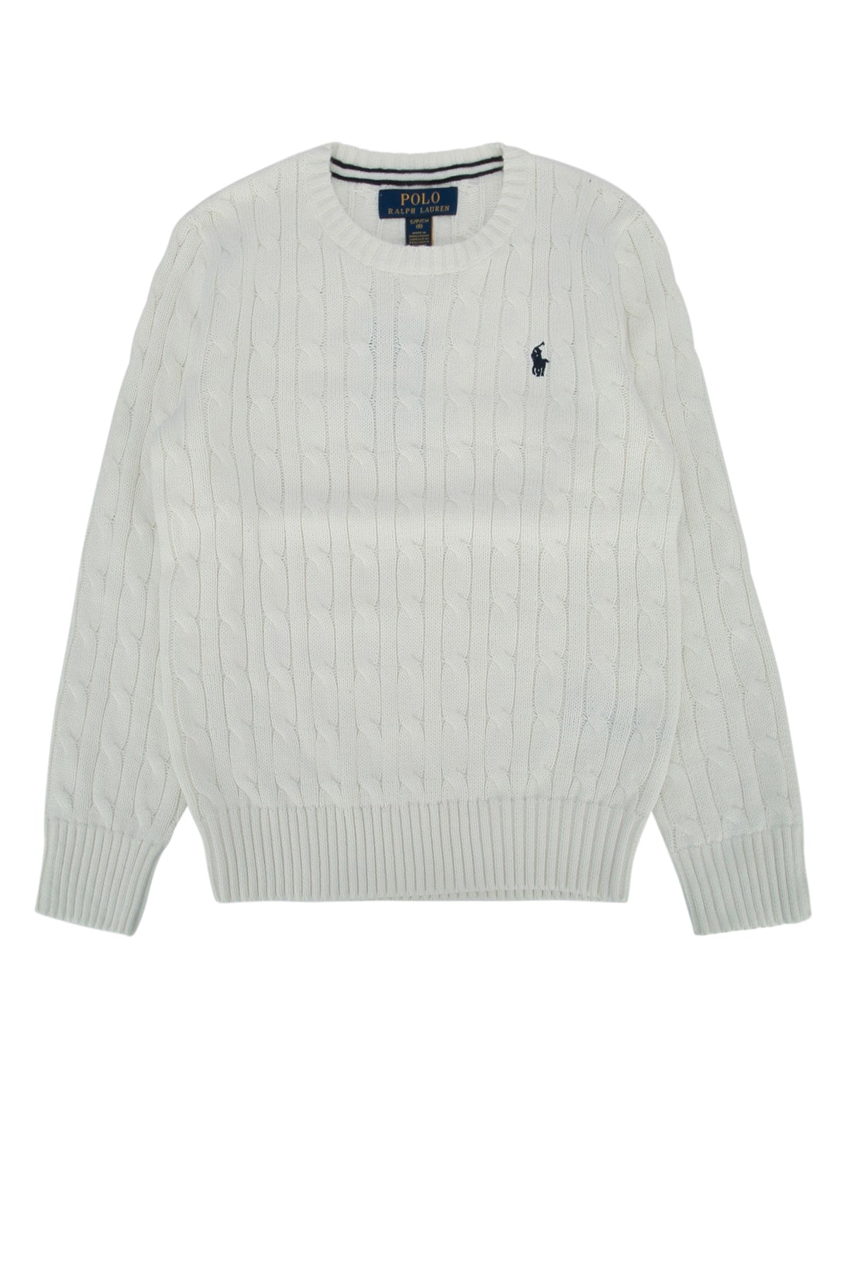 LS CABLE CN-TOPS-SWEATER KNITWEARS