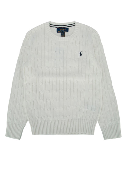 LS CABLE CN-TOPS-SWEATER KNITWEARS