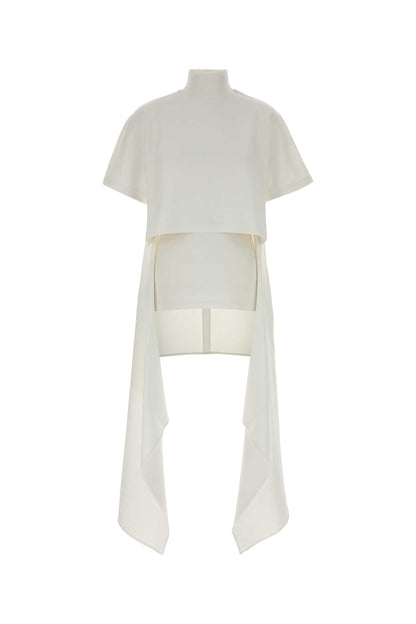 ASYM TSHIRT COTTON JERSEY TOPS