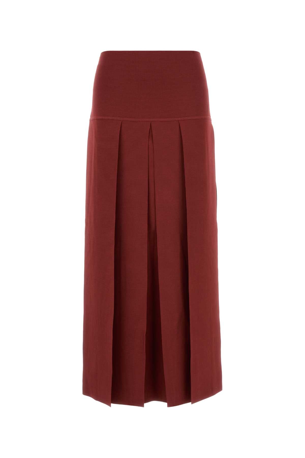 MIDI SKIRT TEXTURED PLEATS SKIRTS