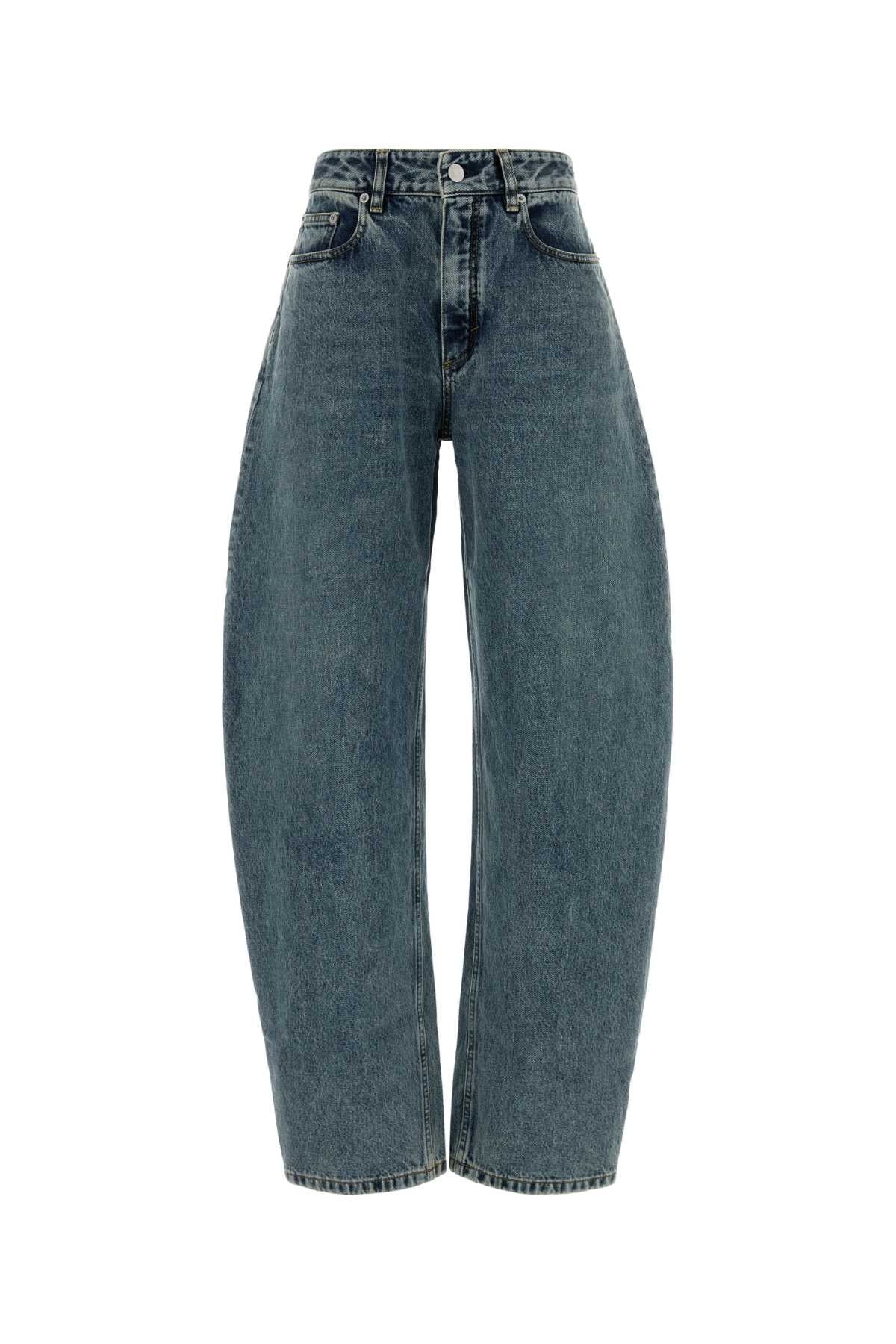 ROUND PANTS DENIM JEANS
