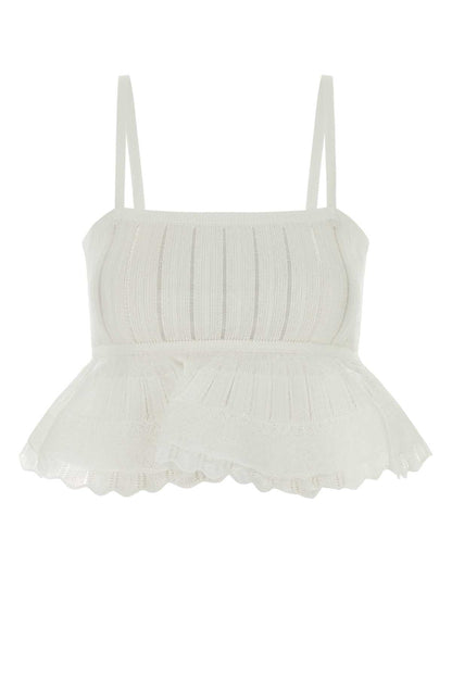 CRINOLINE TOP SHINY CRINOLINE KNIT TOPS