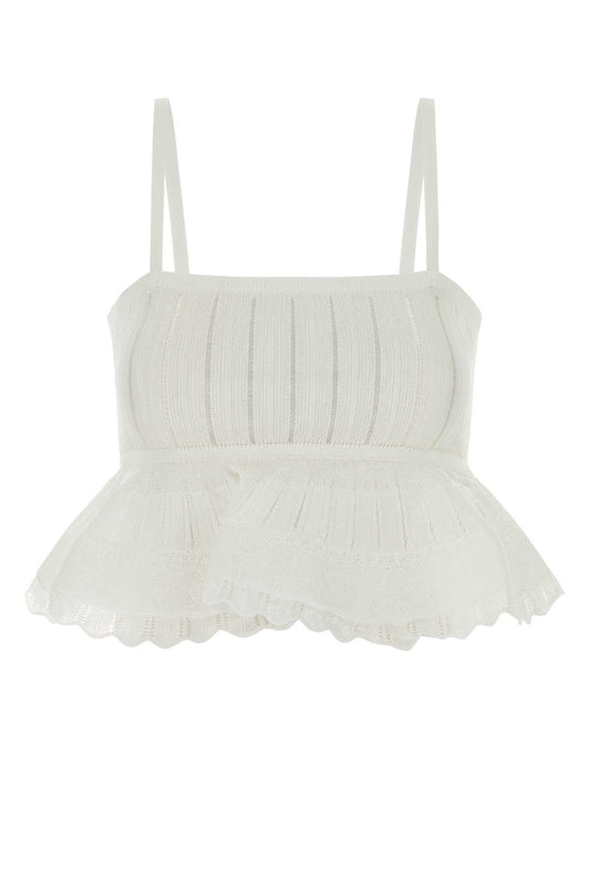 CRINOLINE TOP SHINY CRINOLINE KNIT TOPS