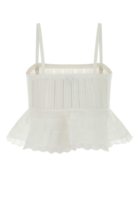 CRINOLINE TOP SHINY CRINOLINE KNIT TOPS