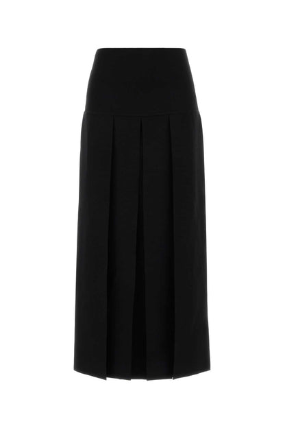 MIDI SKIRT TEXTURED PLEATS SKIRTS