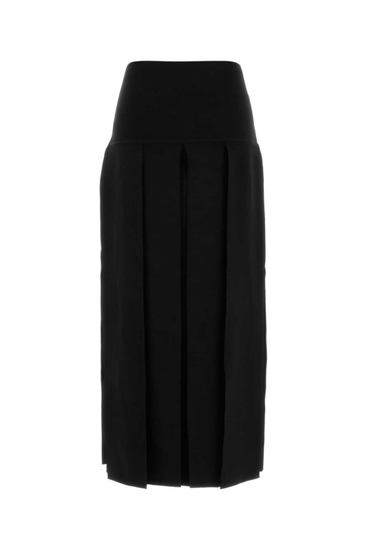MIDI SKIRT TEXTURED PLEATS SKIRTS