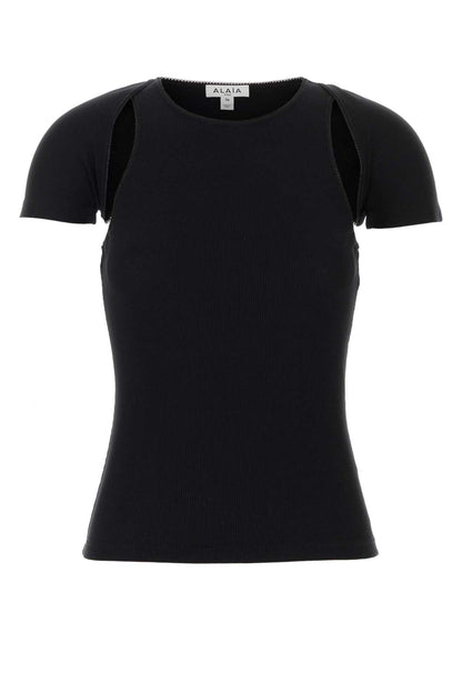 LAYERED TSHIRT RIBBED JERSEY T-SHIRTS