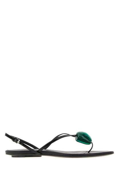 INVISIBLE FLAT JEWEL SANDALS SANDALS