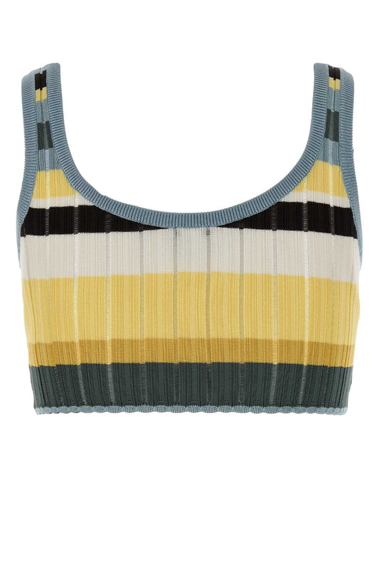 BRALETE TOP MULTICOLOR YELLOW CRINO TOPS