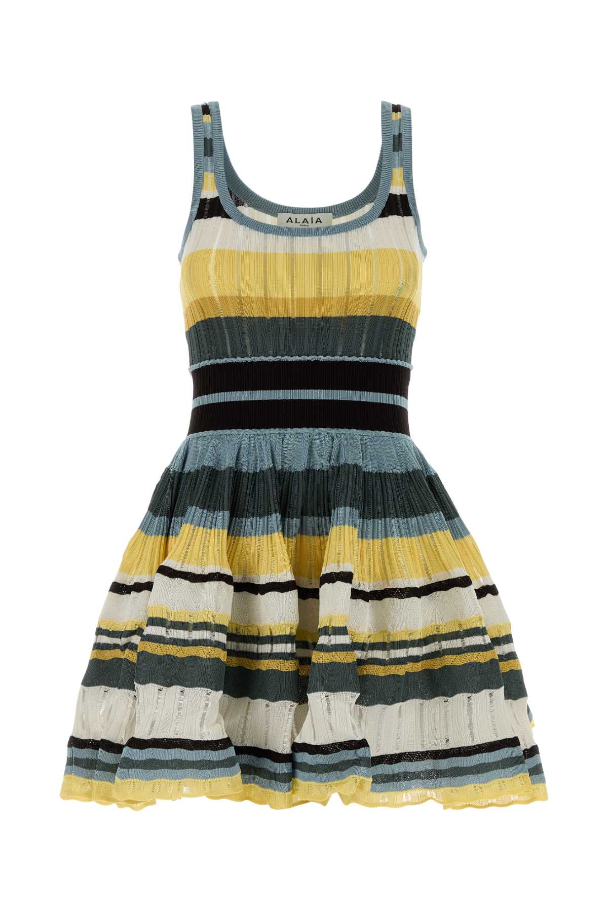 CRINOLINE DRESS MULTICOLOR YELLOW CRINO DRESSES