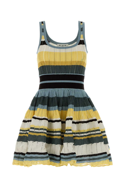 CRINOLINE DRESS MULTICOLOR YELLOW CRINO DRESSES