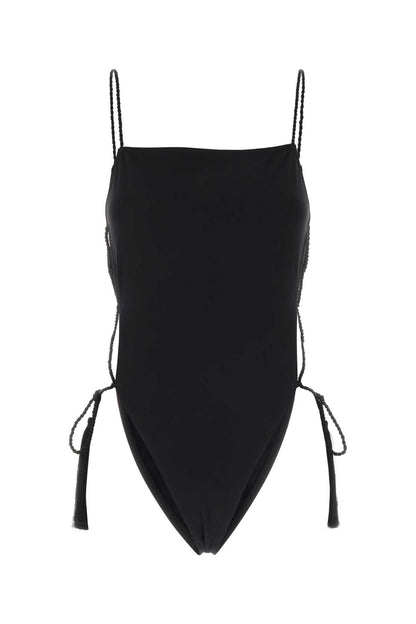 TIE SWIMSUIT BONDED JERSEY SWIMSUITS