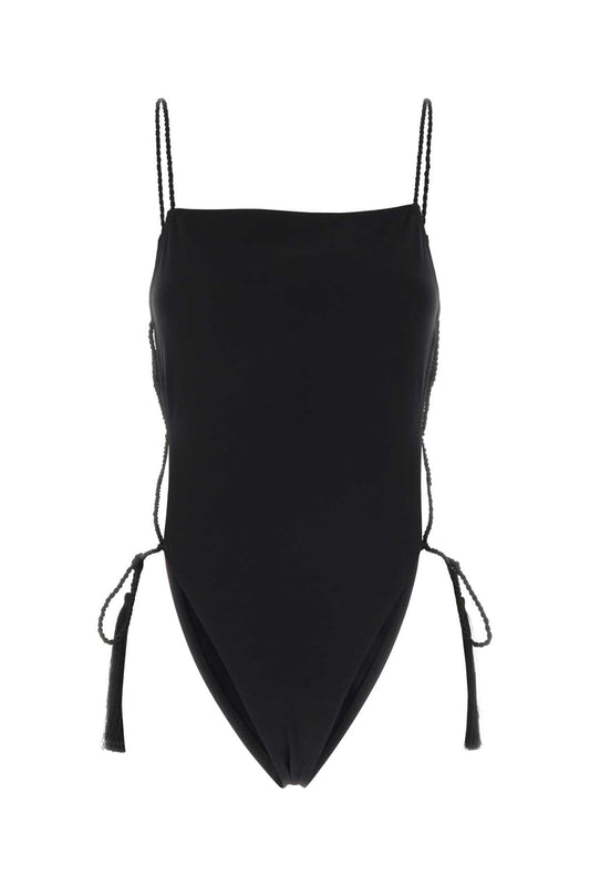 TIE SWIMSUIT BONDED JERSEY SWIMSUITS