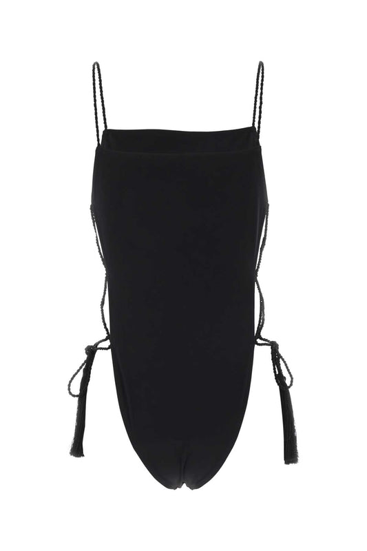 TIE SWIMSUIT BONDED JERSEY SWIMSUITS