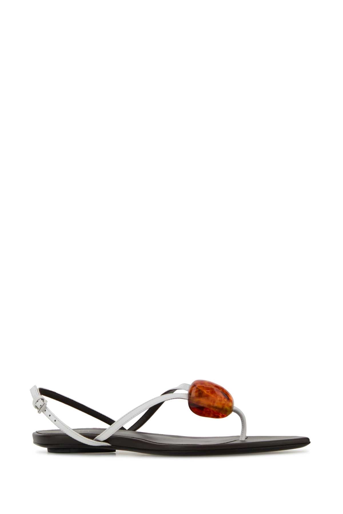 INVISIBLE FLAT JEWEL SANDALS SANDALS