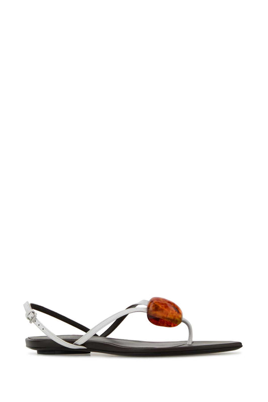 INVISIBLE FLAT JEWEL SANDALS SANDALS
