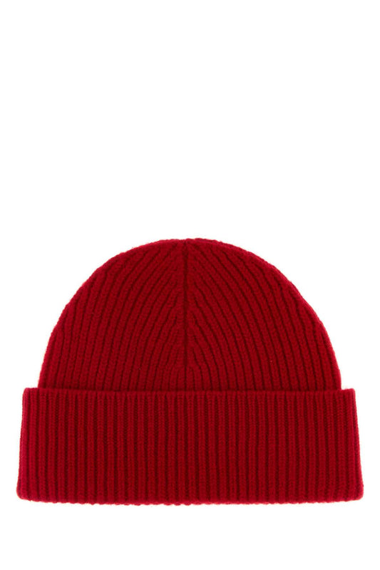 QUOTA-BEANIEWITHCONTRASTEDAMIDECOEUR HATS AND HAIRBANDS