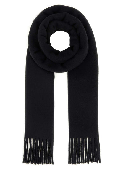 CACHEMIREEFFECTWOOLSCARFWITHAMIDECOEURPATCH SCARFS AND FOULARDS