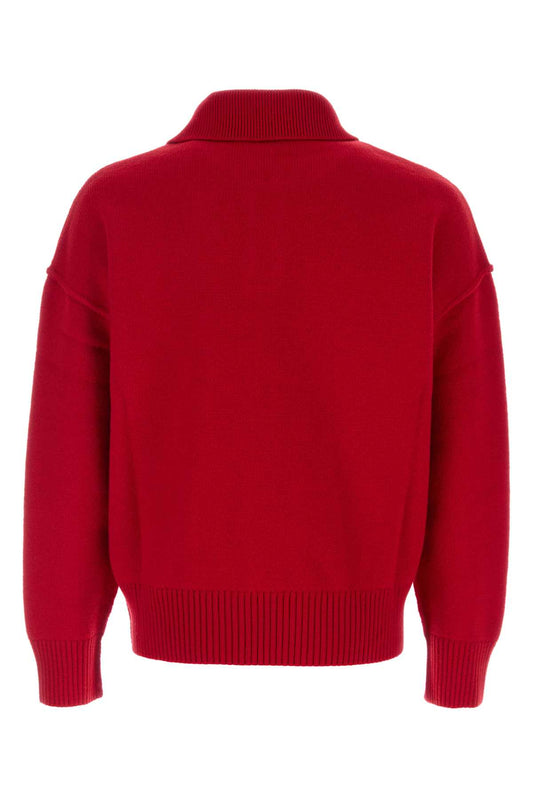 QUOTA-POLOSWEATERWITHCONTRASTEDAMIDECOEUR POLO