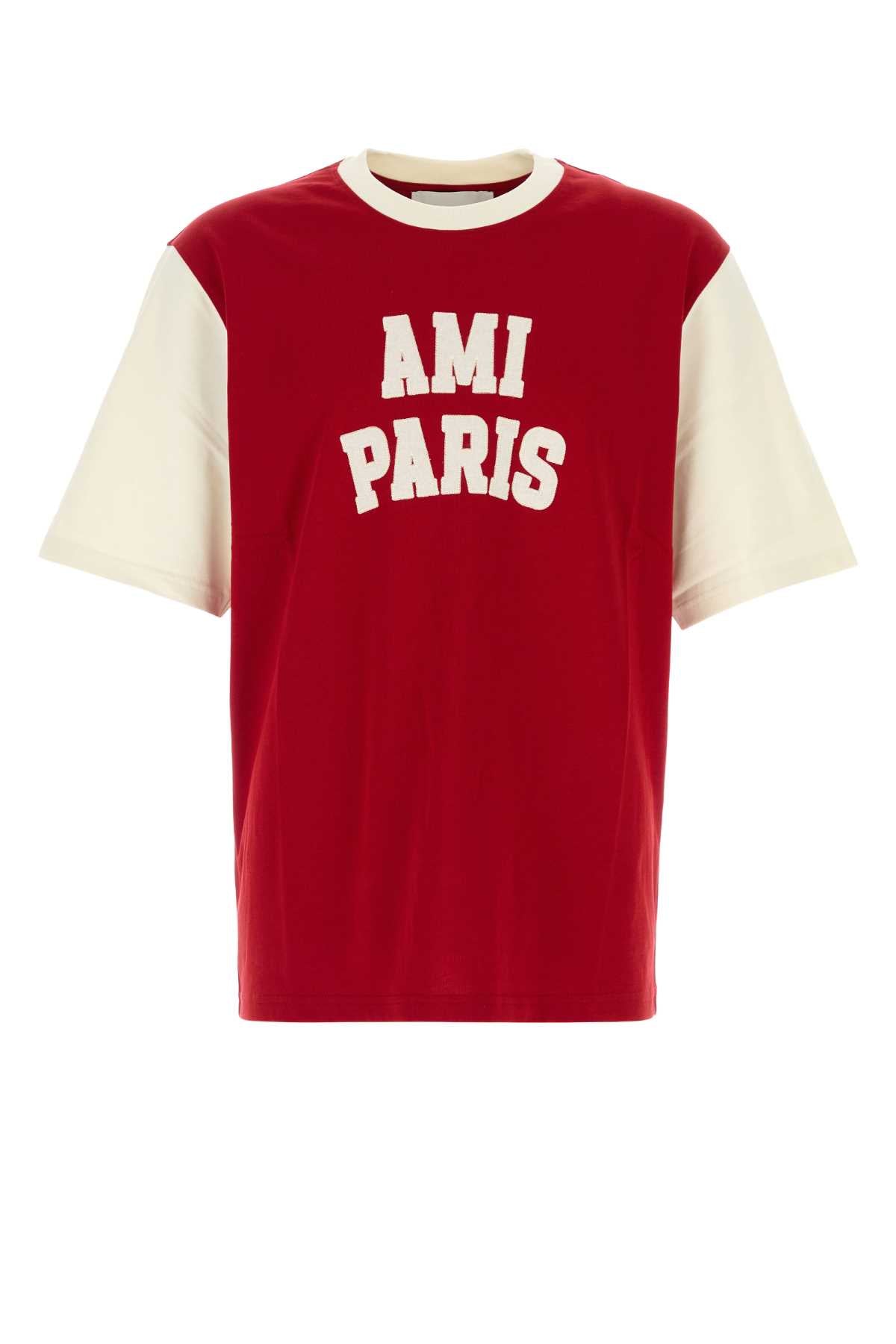 TSHIRTWITHAMIPARISFELTEMBROIDERY T-SHIRTS