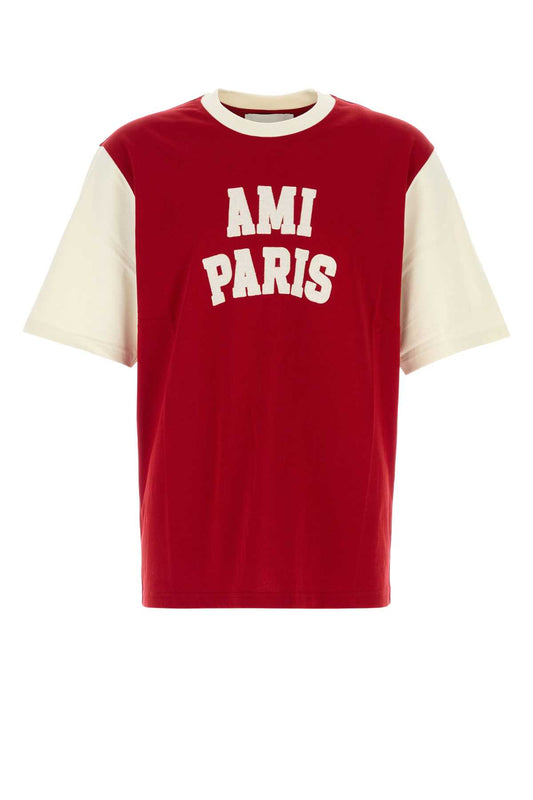 TSHIRTWITHAMIPARISFELTEMBROIDERY T-SHIRTS
