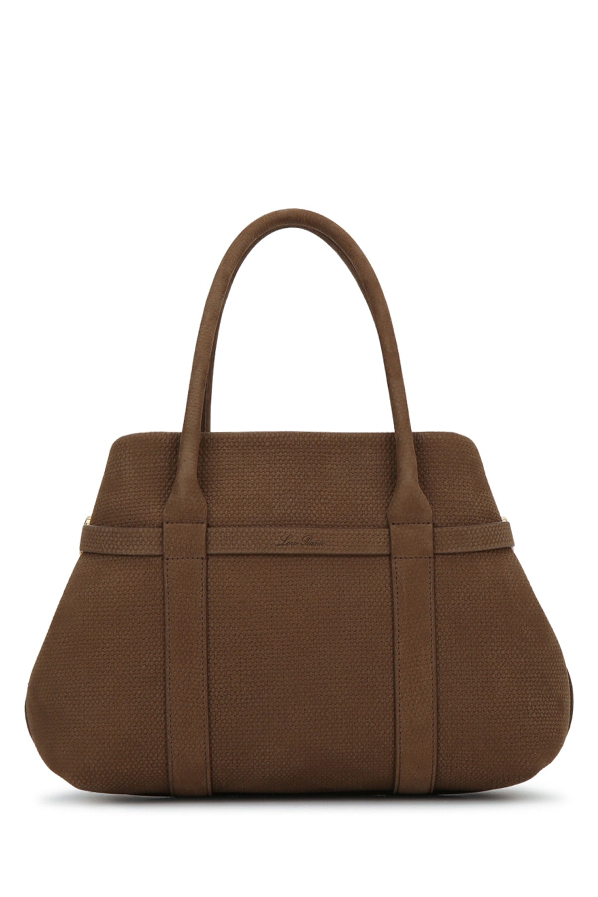 GHIERA SHOPPER SMALL TEXTURED NUBUCK HANDBAGS