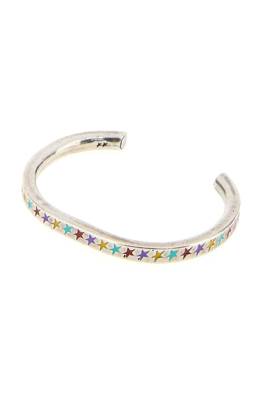 Enameled Multicolor Starline Bangle Chunky BRACELETS