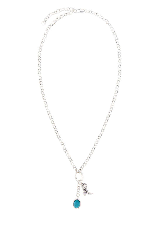 Turquoise Boot Necklace NECKLACES