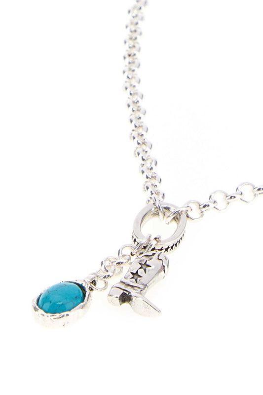 Turquoise Boot Necklace NECKLACES