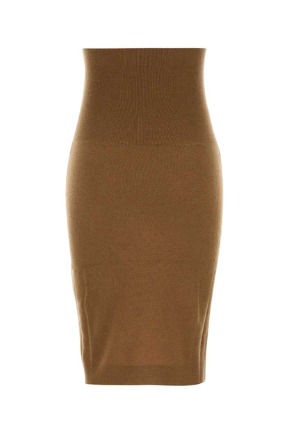 Wool Knit Pencil Skirt SKIRTS