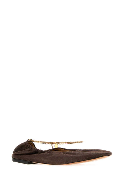 Stella Mccartney Ballerina shaggy deer w/ chain detail