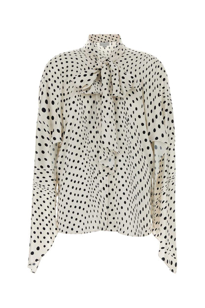 Tie-Neck Polkadots P SHIRTS
