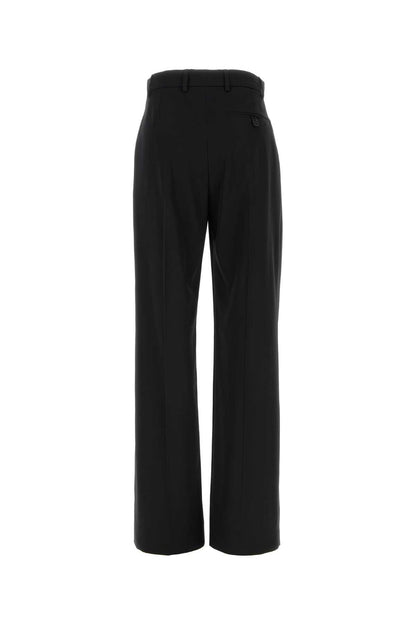 Stella Mccartney Pleated straight woo