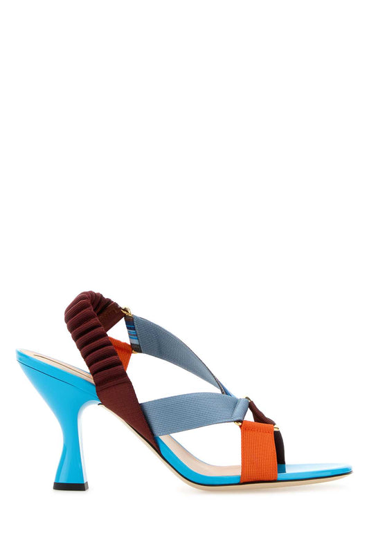 COLIBRI NAST+NAST JACQ.STRIPES SANDALS