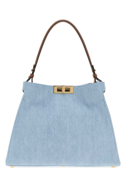 Fendi Fendi way mediu denim/denim ff