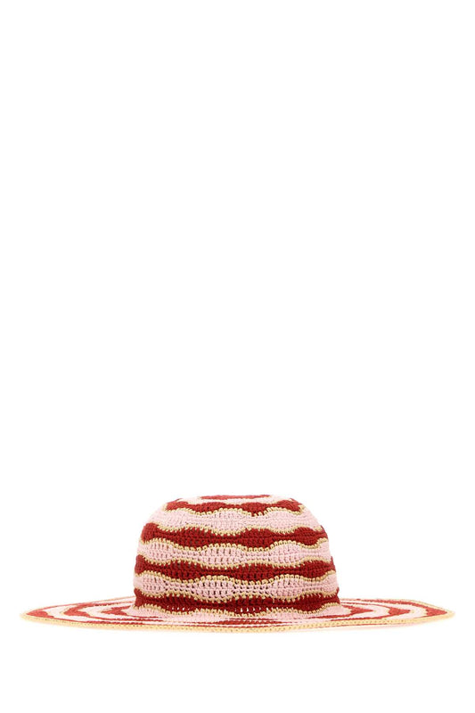 CAPPELLO TESA L RAFIA CROCHET HATS AND HAIRBANDS