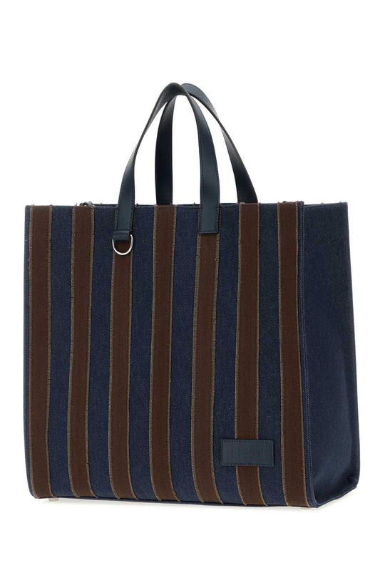 SHOPPER LARGE DENIM + CANVAS HANDBAGS