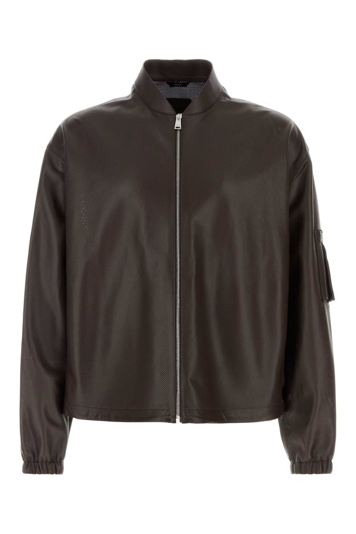 BLOUSON  MICRO DOTS LEATHER BLAZERS AND VESTS