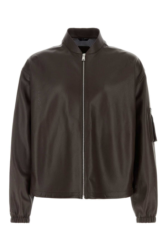 BLOUSON  MICRO DOTS LEATHER BLAZERS AND VESTS