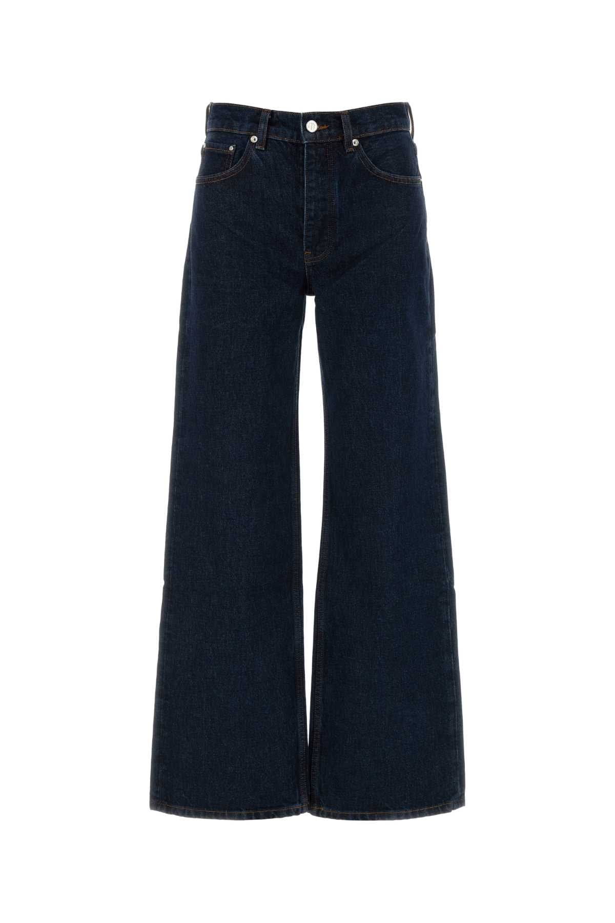 HUGH JEAN 32" - UNWASHED BLUE JEANS